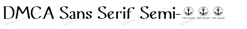 DMCA Sans Serif Semi字体转换